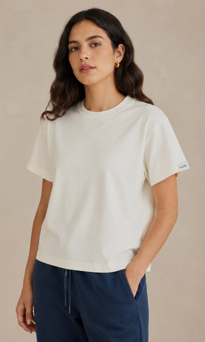 The Clean Women's Heavyweight Tee — 100% Organic Cotton