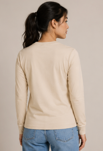 The Clean Long Sleeve — 100% Organic Cotton