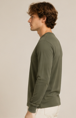 The Clean Long Sleeve — 100% Organic Cotton
