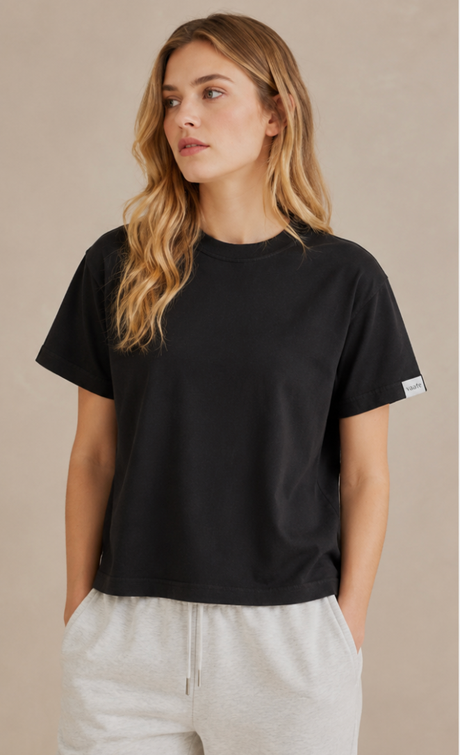 The Clean Women's Heavyweight Tee — 100% Organic Cotton