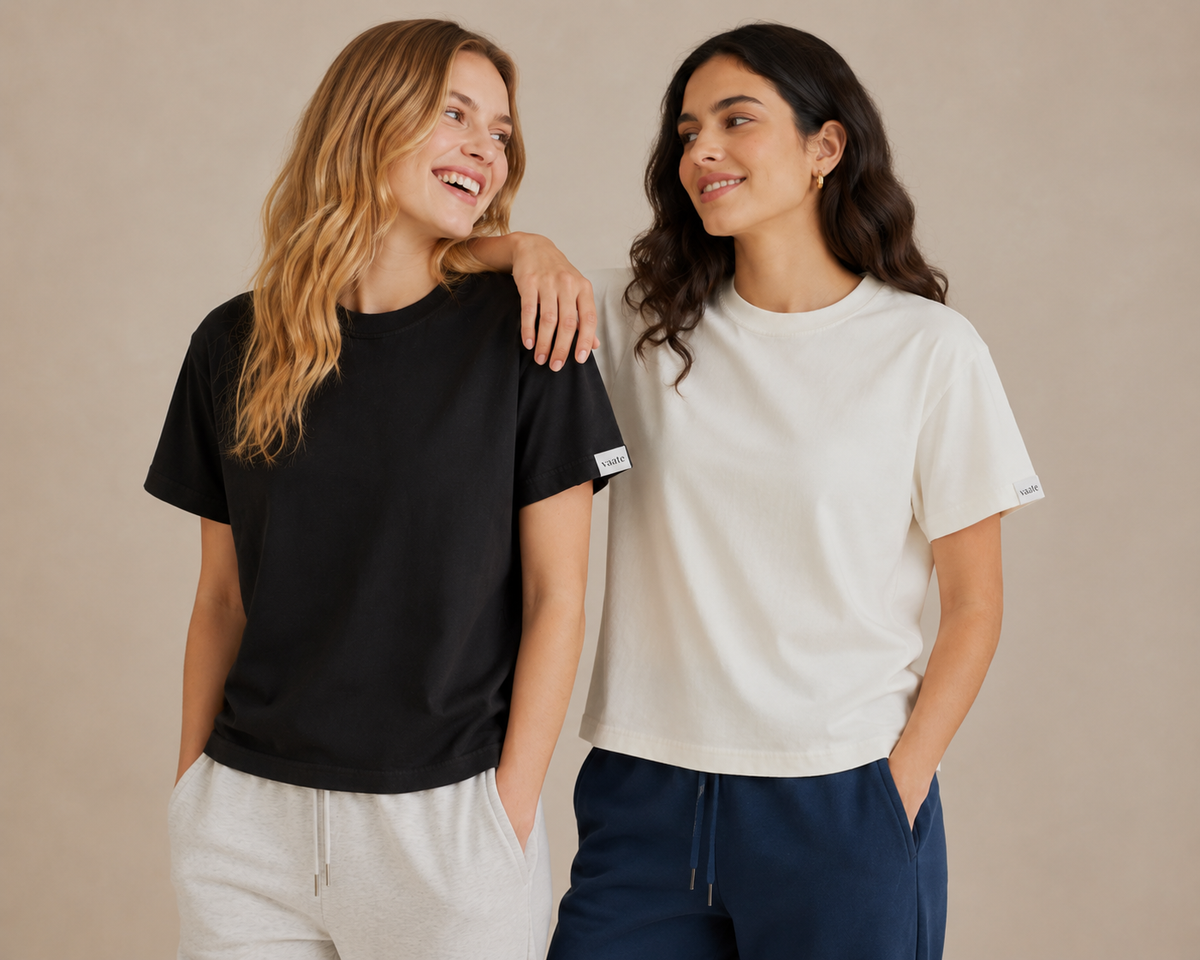 The Clean Women's Heavyweight Tee — 100% Organic Cotton