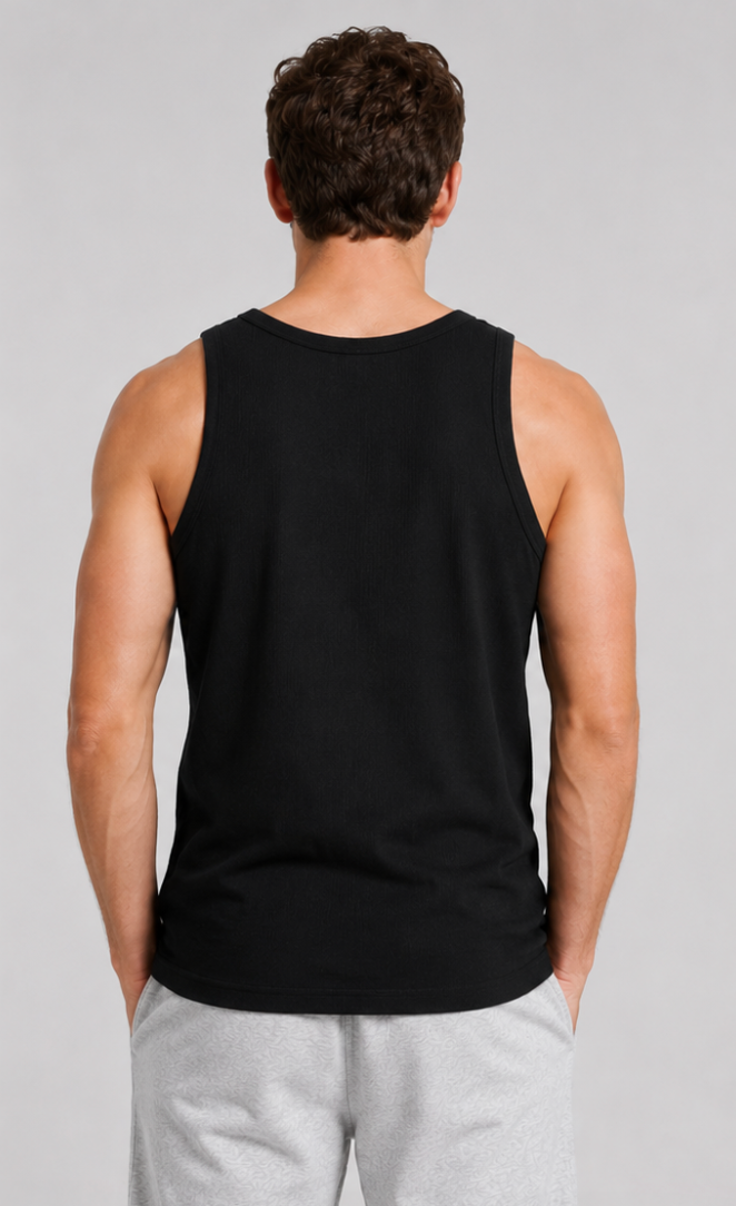The Clean Rib Singlet — Organic Cotton
