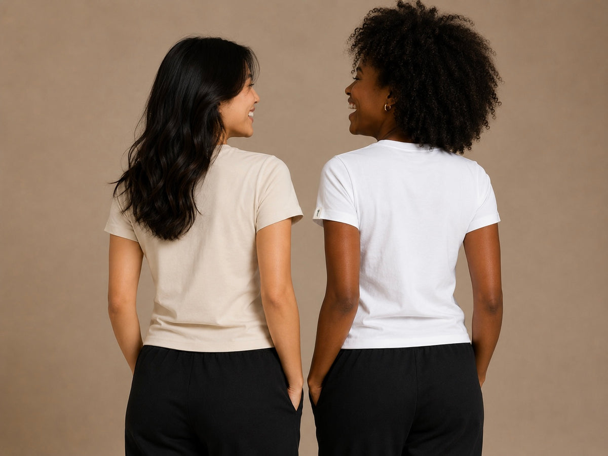 The Clean Women's Tee — 100% Organic Cotton